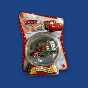 Disney Pixar Cars Holiday Hotshot 2011 Lightning McQueen w/ Christmas Packaging